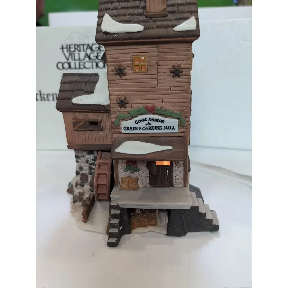 Department 56 Great Denton Grain And Carding Mill Retired‎ W/Orig. Box 5812-2